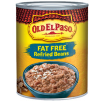 OLD EL PASO REFRIED BEANS FAT FREE 16 OZ